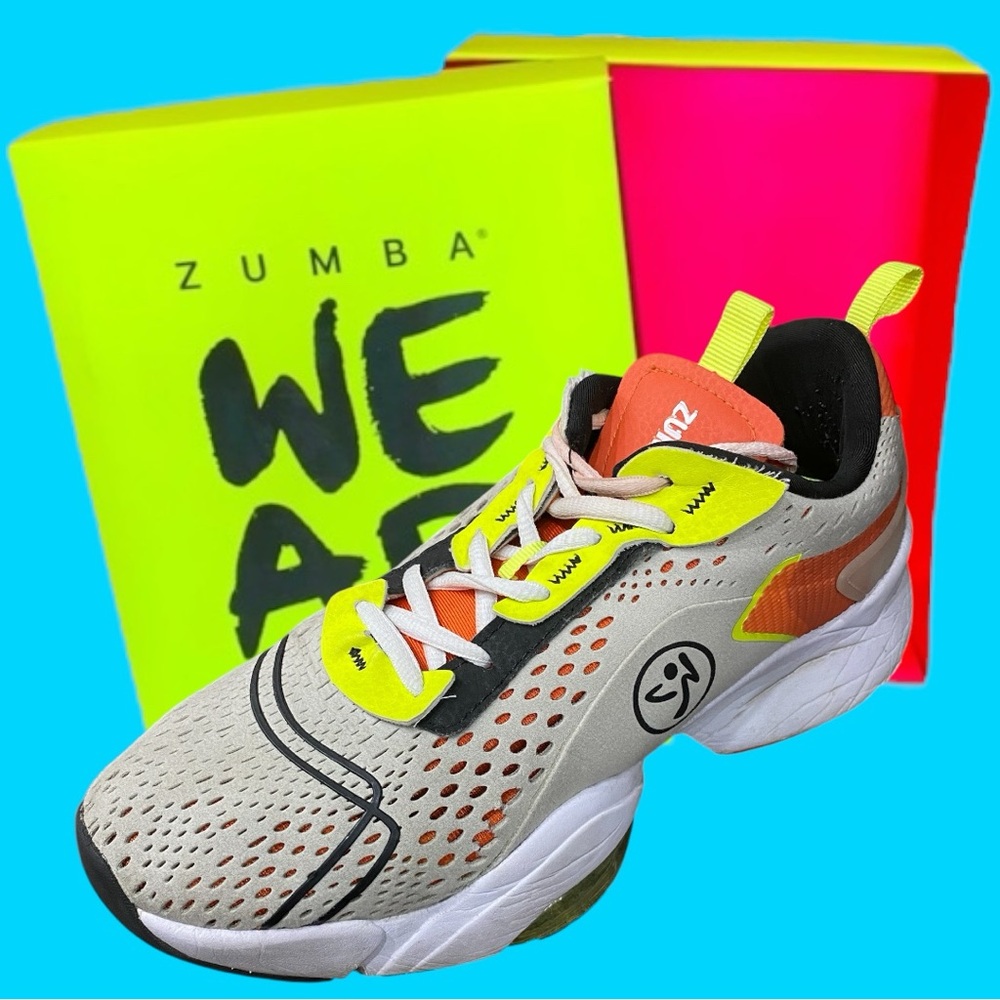 Zumba Sneakers shoes Air Stomp React Classic Mesh Box Gift